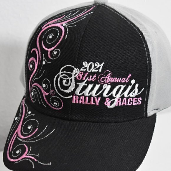 Sturgis 2021 Baseball trucker‎ Hat adjustable Gently Used Condition - Picture 2 of 6